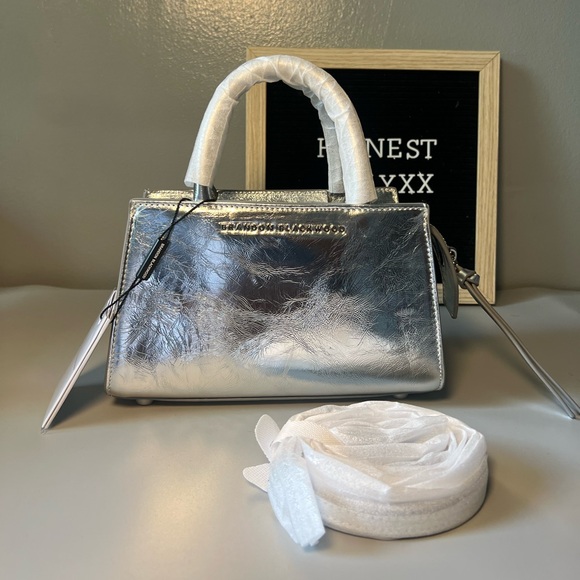 Brandon Blackwood Handbags - Brandon Blackwood cracked metal Arlen Bag